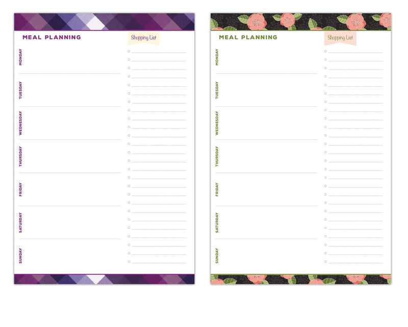 Meal Planning Pad 6"x9", 80 Sheets Per Pad - NewNest Australia