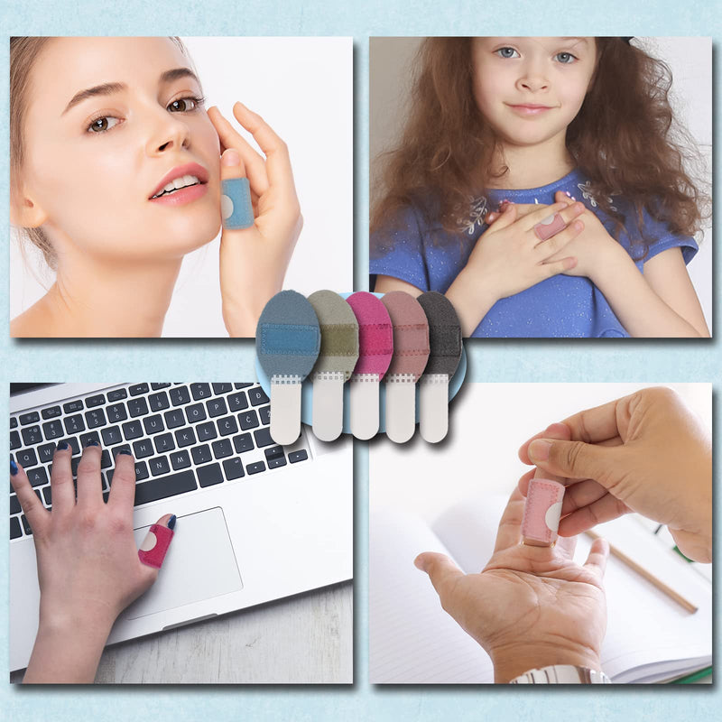 Lyhurk Pack Of 5 Finger Splint, Finger Bandage Stacking Splint Splint Finger Orthosis For Immobilization Snap Finger Capsule Tear Suitable For Index Finger, Middle Finger, Ring Finger, Small Finger - NewNest Australia