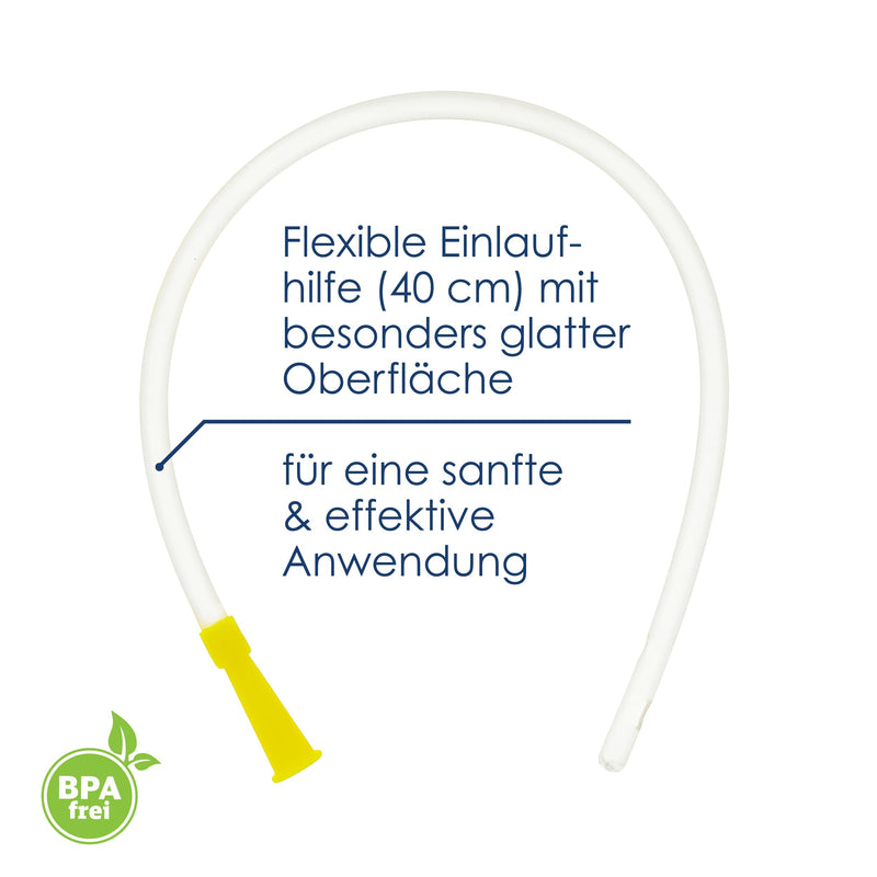 Dr. Wunder Premium Enema Set 225 Ml With 4 Enema Tips Including 1 X Intestinal Tube (40 Cm) - Made In Germany | Versatile Enema Set For Hygienic Intestinal Cleansing | Detailed Instructions | Bpa - NewNest Australia
