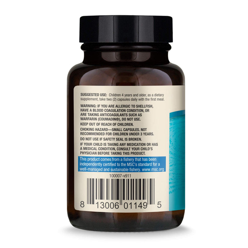 Dr. Mercola, Krill Oil for Kids, 30 Servings (60 Capsules), Source of Omega 3 Fatty Acids, MSC Certified, Non GMO, Soy Free, Gluten Free - NewNest Australia