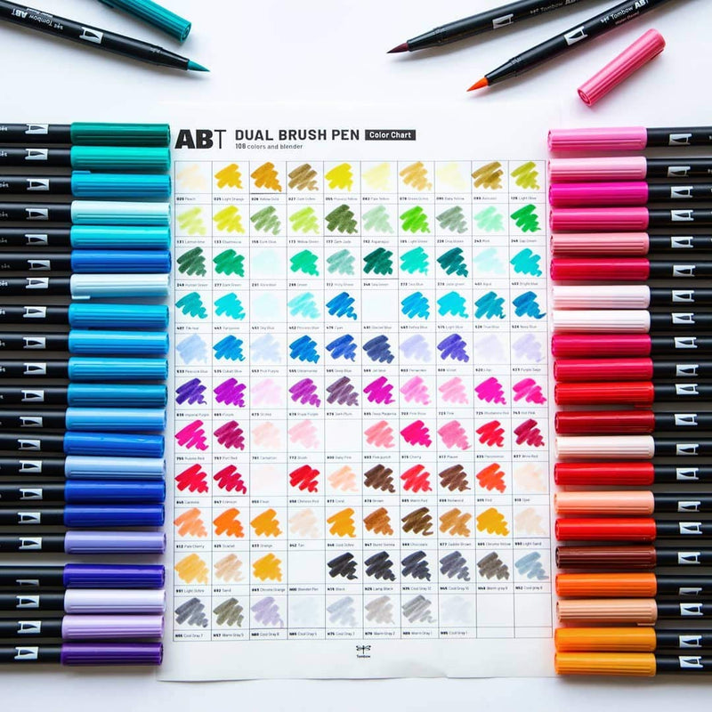 Tombow Pen Retro Dual Brush Markers, 10-Pack, 10 Piece - NewNest Australia