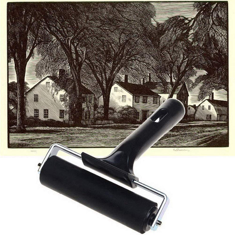 VinBee 3 Pack Soft Rubber Brayer,Rubber Brayer Roller Paint Brush Ink Applicator Art Craft Oil Painting Tool (2.4 inch,4 inch,5.9 inch) - NewNest Australia