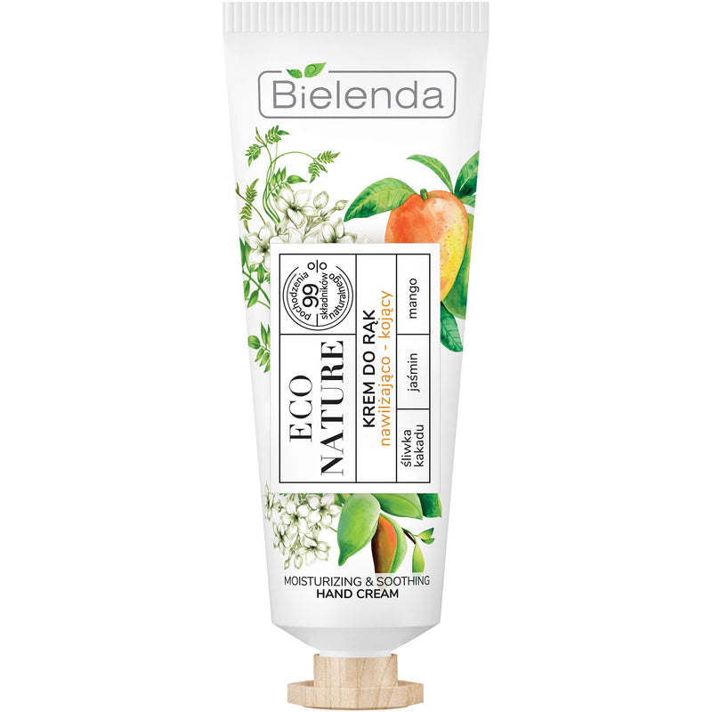 Bielenda Eco Nature - Guarantees Optimal Hydration Soothe The Unpleasant Feeling Of Hands Skin Dryness - Eco Nature - Cockatoo Plum + Jasmine + Mango - Hand Cream Moisturizing And Soothing - 50 ml - NewNest Australia