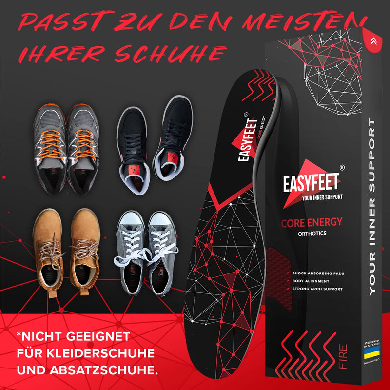 (New 2023) Premium Anti Fatigue Shoe Insoles - High Arch Support Insoles - Shoe Insoles Orthotics Men Women - Relief Plantar Fasciitis Heel Arch Pain Flat Feet - NewNest Australia