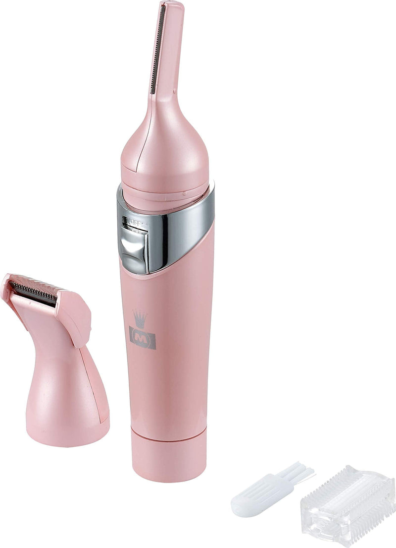 Melissa 16680048 precision styler eyebrows bikini zone battery operated ideal for trimming pink - NewNest Australia