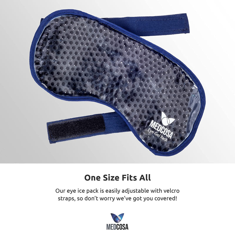 Medcosa Eye Ice Pack | Cool & Soothe Your Tired Eyes with Our Cold Gel Mask | Cooling Pain Relief for Puffy Eyes, Aiding Migraines & Aiding Sleeping - NewNest Australia