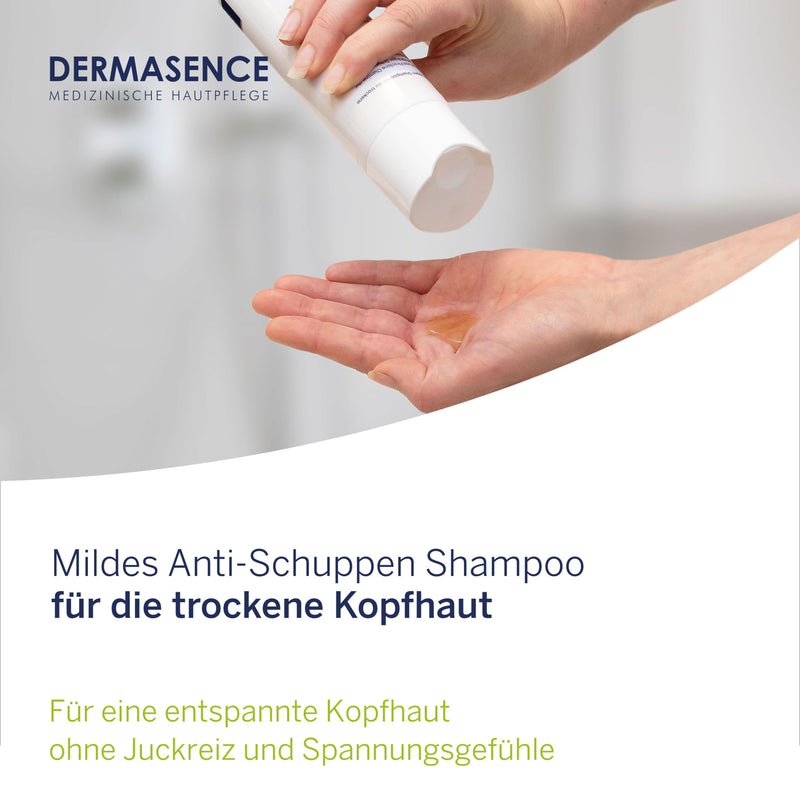 DERMASENCE Adtop Medicinal Shampoo, 200 ml - Gentle cleansing for dry and dandruff-prone scalp - preserves the moisture content of the skin - with anti-dandruff active ingredient - NewNest Australia