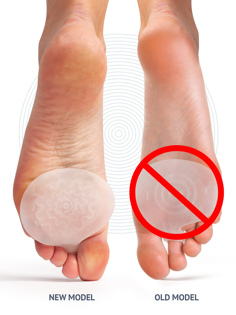 Metatarsal Pads Ball of Foot Cushions - Metatarsal Pads for Women and Men - Soft Gel Foot Pads Metatarsal Foot Forefoot Cushioning Foot Pain Relief - 2 Pairs Clear - NewNest Australia