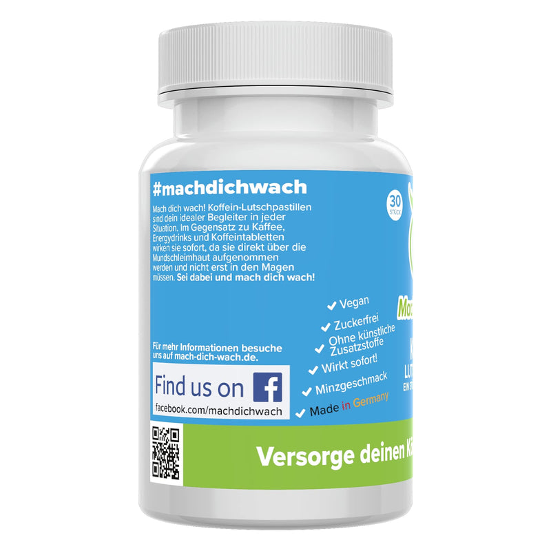 Caffeine Lozenges ‚ Quality From Germany ‚ 100 Mg Caffeine With Immediate Effect ‚ Works Faster Than Caffeine Capsules And Caffeine Tablets ‚ Laboratory Tested ‚ Without Additives ‚ Make Yourself Awake! - NewNest Australia