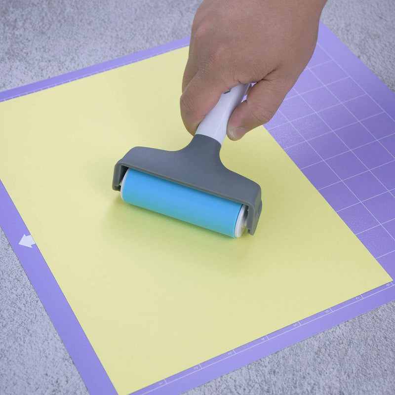 AOOIIN Rubber Brayer Roller & Mat Tweezers Remover Tool Set Craft Stamping Brayers for Cricut/Silhouette/Brother and Printmaking - NewNest Australia