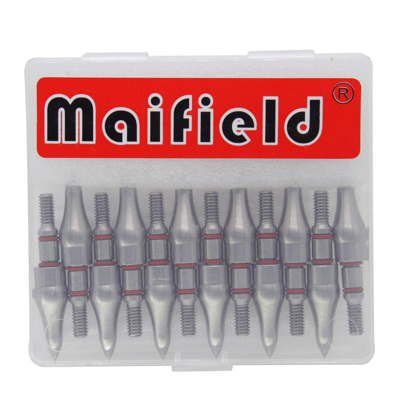maifield Stainless Steel Archery Field Points, Easy Pull Various Outside Diameter,85/100/125/150 Grains,Screw in Archery Field Tips 125 Gra" 5/16" Combo Shape, 125 Grain - NewNest Australia