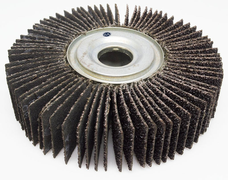 Benchmark Abrasives Center Hole Flap Wheel 4" x 1" x 5/8" 320 Grit - NewNest Australia