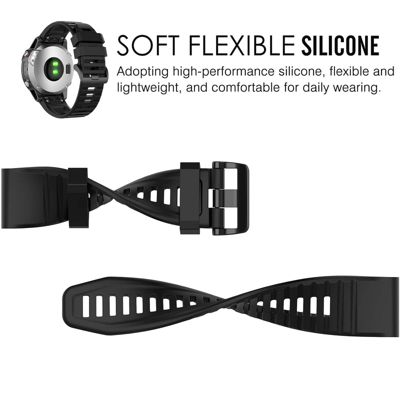 Band for Garmin Approach S60 S62, Quick Fit Band Replacement for Garmin Approach S60/Approach S62/Quatix 5/Quatix 6 (No Tracker, Replacement Bands Only) 5PCS Bands-Boy - NewNest Australia