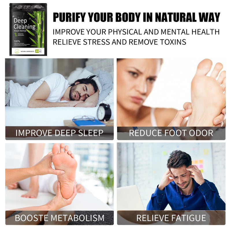 Pack of 20 detox foot plasters, detox plasters foot, detoxification plasters feet, foot plaster detoxification original, detox foot patch detoxification, deep cleansing detox foot pads for stress relief and deep sleep - NewNest Australia