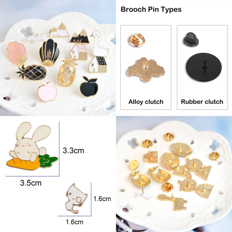 Mixed Enamel Lapel Pin Set 20 Pieces | Decoration for Backpack, Hat and Jacket | Gift for Friends, Children, Families ( Mystery Style ) - NewNest Australia