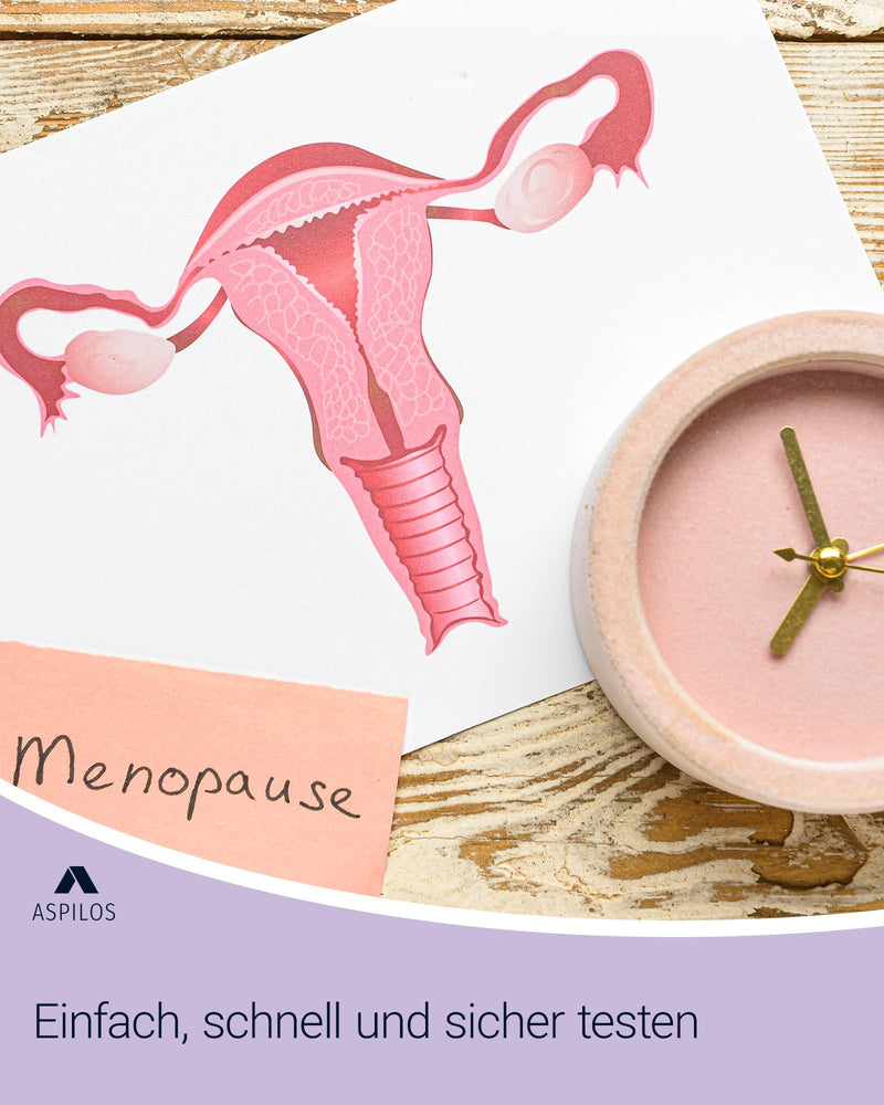 Aspilos menopause rapid test - menopause hormone test for home - quick results - reliable & precise - medical tests with laboratory quality - NewNest Australia