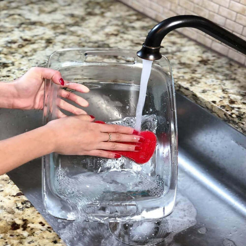 Silicone Sponge Dish Washing Kitchen Scrubber - Magic Food-Grade Dishes Multipurpose Better Sponges Non Stick Cleaning Smart Kitchen Gadgets Brush Accessories - NewNest Australia