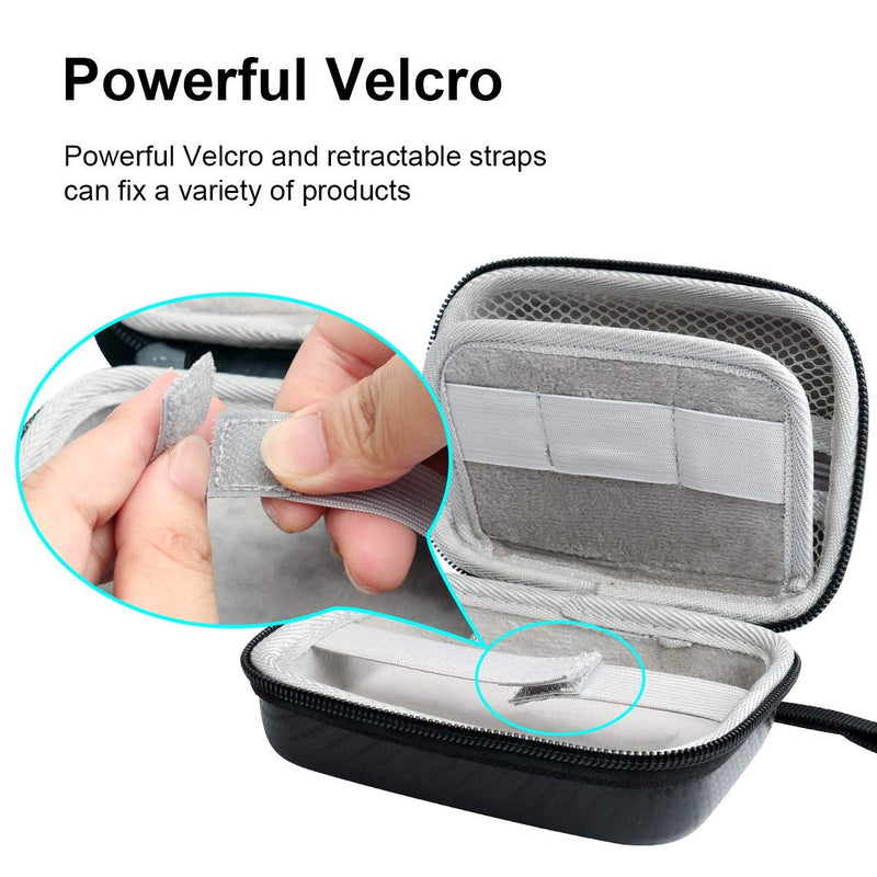 Hard Case for Carson MicroBrite Plus Pocket Microscope (MM-300 or MM-300MU) and MicroFlip (MP-250 or MP-250MU) Travel Storage Carrying Include Carabiner and Strap by Jiusion For MM-300 and MP-250 - NewNest Australia