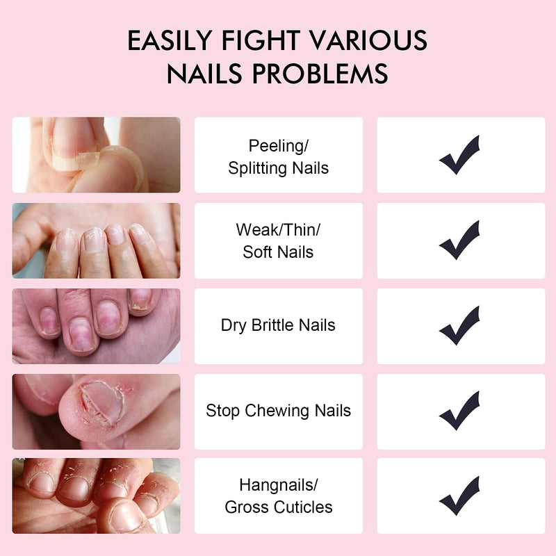 Gelike Nail Cuticle Oil Organic Vitamin E Vitamin B Essential Oil Soothe Moisturize Moisturising Dry Nails Cuticles Oils Treatment Pen Nail Care Repair Growth Oils 15ml/Bottle - NewNest Australia