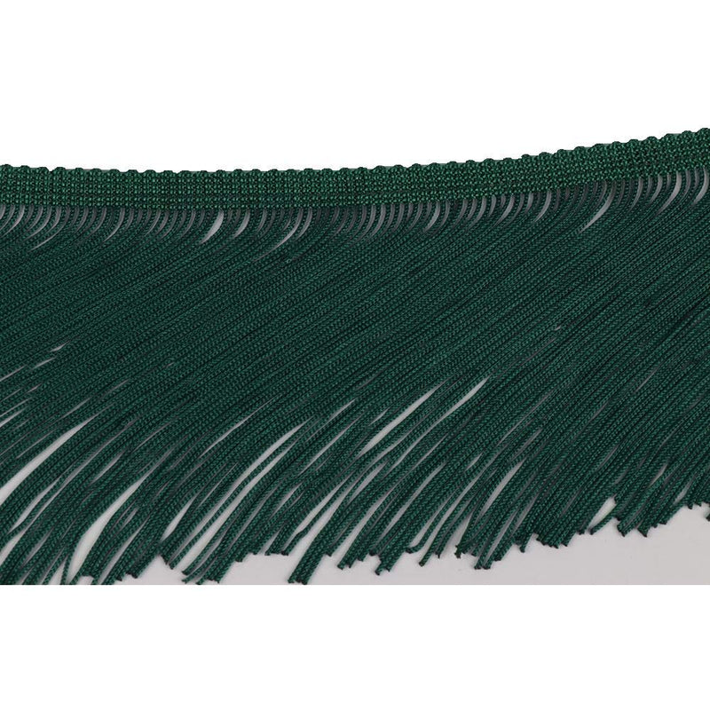 Heartwish268 Fringe Trim Lace Polyerter Fibre Tassel 6inch Wide 10 Yards Long for Clothes Accessories Latin Wedding Dress DIY Lamp Shade Decoration Black White Red(Army Green) Army Green - NewNest Australia