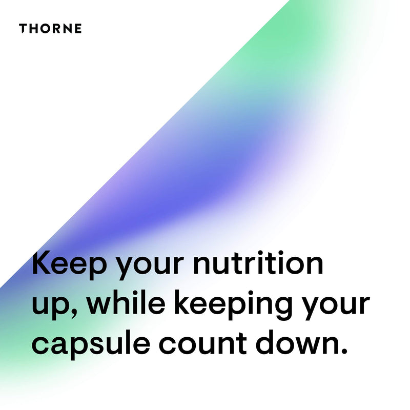 Thorne Basic Nutrients 2/Day - Complete Multivitamin/Mineral Formula - Gluten-Free, Dairy-Free, Soy Free - 60 Capsules (30 Servings) - NewNest Australia