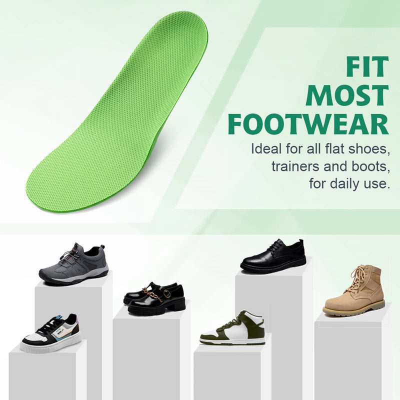 Orthotic Insoles, Cushioned Shoe Insoles with Orthotic Arch Support, Comfortable Shoe Boot Inserts Full-Length Orthotic Insoles for Men and Women with Plantar Fasciitis - 1 Pair - NewNest Australia