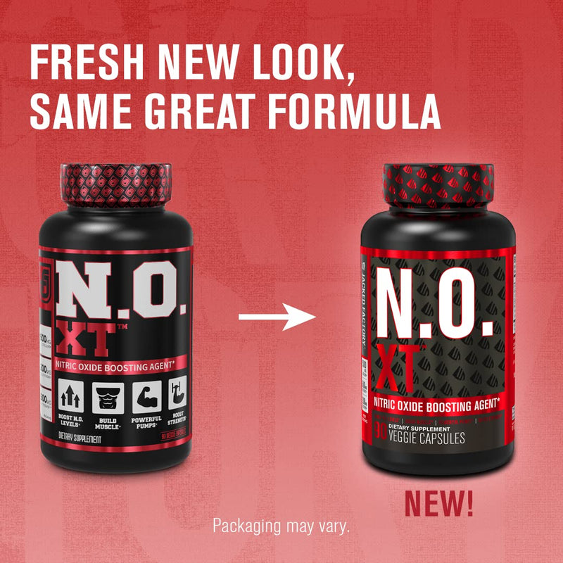 N.O. XT Nitric Oxide Supplement with Nitrosigine L Arginine & L Citrulline for Muscle Growth, Pumps, Vascularity, & Energy - Extra Strength Pre Workout N.O. Booster & Muscle Builder - 90 Veggie Pills 90 Count (Pack of 1) - NewNest Australia