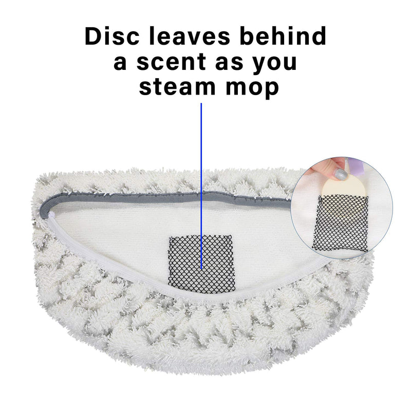 NewNest Australia - Maitys 24 Pieces Replacement Steam Mop Scent Discs Fragrance Scented Pad Fragrance Discs Compatible with Bissell Powerfresh and Symphony Series Fits Model 1940, 1806 and 1132 