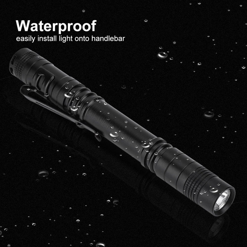 2 PCS LED Pen Light Penlight, 1200 Lumens Ultra Bright Mini Pocket Pen Light, Tactical Flashlight, Torch Flashlight with Clip for Medical Doctor Nurse Students Powered by 2 x AAA Battery 3 Mode - NewNest Australia