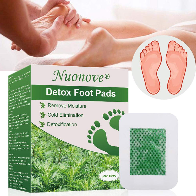 Detox Foot Plasters Vital Plasters Foot Patches Wormwood Foot Patch Promotes Blood Circulation, Relieve Pain And Improve Sleep, Free Yourself From Moisture And Cold 20 Pieces - NewNest Australia