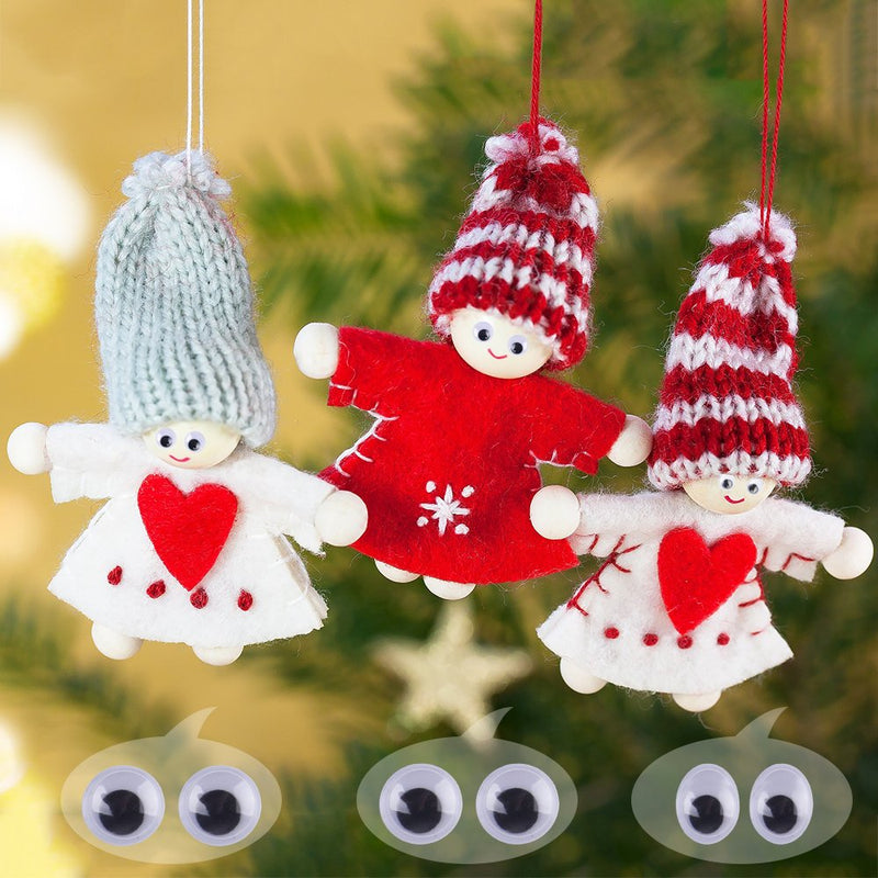 KUUQA 1220 Pieces Self Adhesive Wiggle Googly Eyes (Assorted Sizes) - NewNest Australia