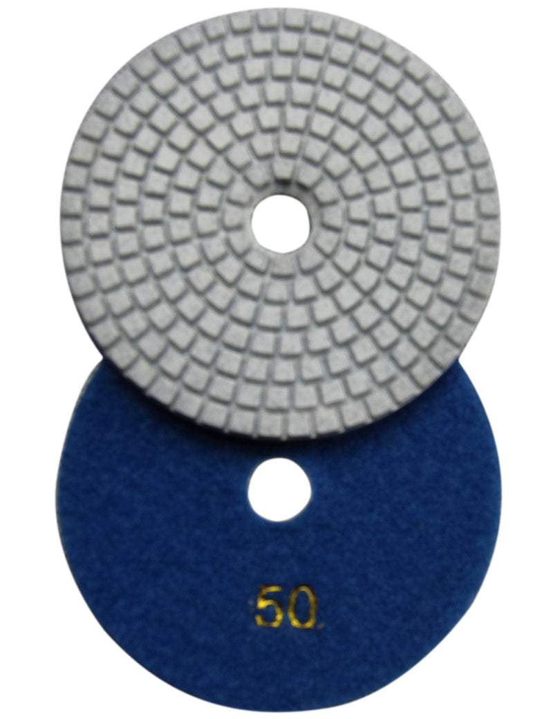 Konfor 7 Pcs Wet 4" Diamond Polishing Pads Set For Granite Marble Concrete Stone Polish 4 Inch - NewNest Australia