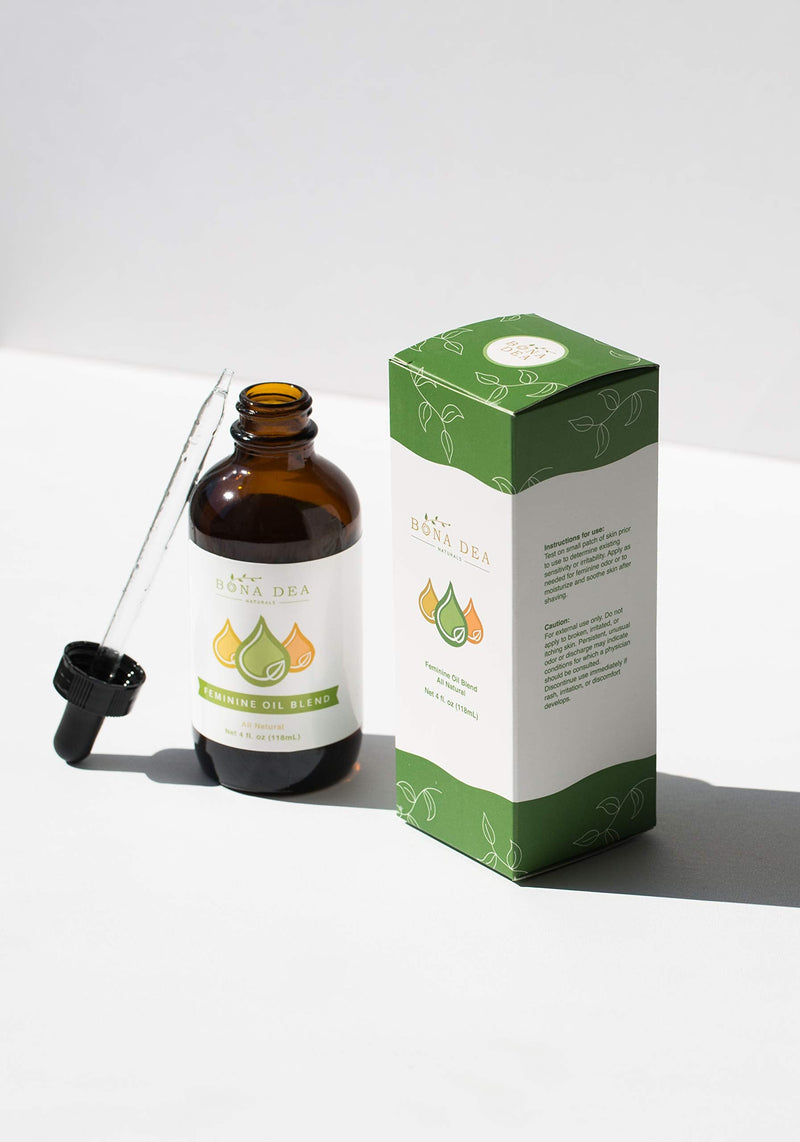 The Original All Natural Feminine Deodorant | Refill for Spray | Yoni Oil Made with Tea Tree, Lemongrass, & Orange Essential Oils | 4 oz. Dropper Bottle 3.99 Fl Oz (Pack of 1) - NewNest Australia