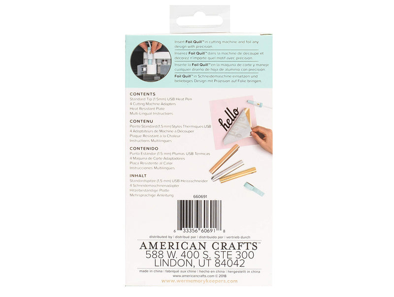 We R Memory Keepers 0633356606918 Foil Quill-Standard Tip Pen (6 Piece), Multi - NewNest Australia