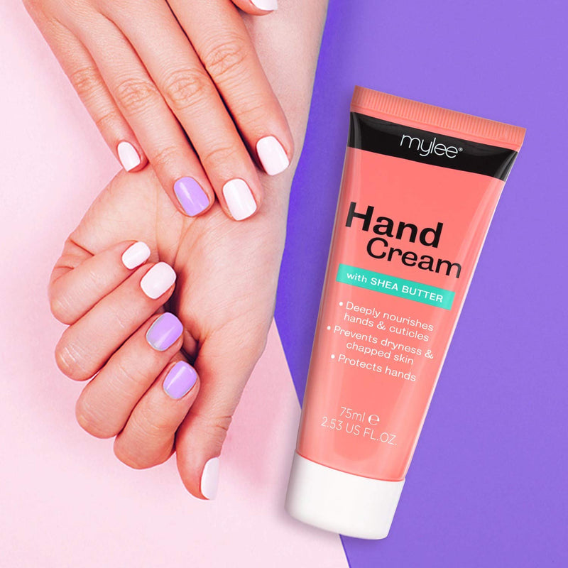 Mylee Moisturising Hand Cream with Natural Shea Butter, Cocoa Butter, Vitamin E, Sweet Almond & Argan Oil for Dry Rough Skin – Fast Absorbing, Softening & Soothing – Vegan and Cruelty-Free - NewNest Australia