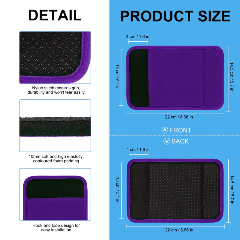 supregear Walker Grips (2 Pack), Soft Padded Hand Covers, Non-slip Comfortable Cushion Padding for Folding Rolling Wheelchair Rollator Crutch Handle, Moisture Wicking Mobility Accessory, Purple - NewNest Australia