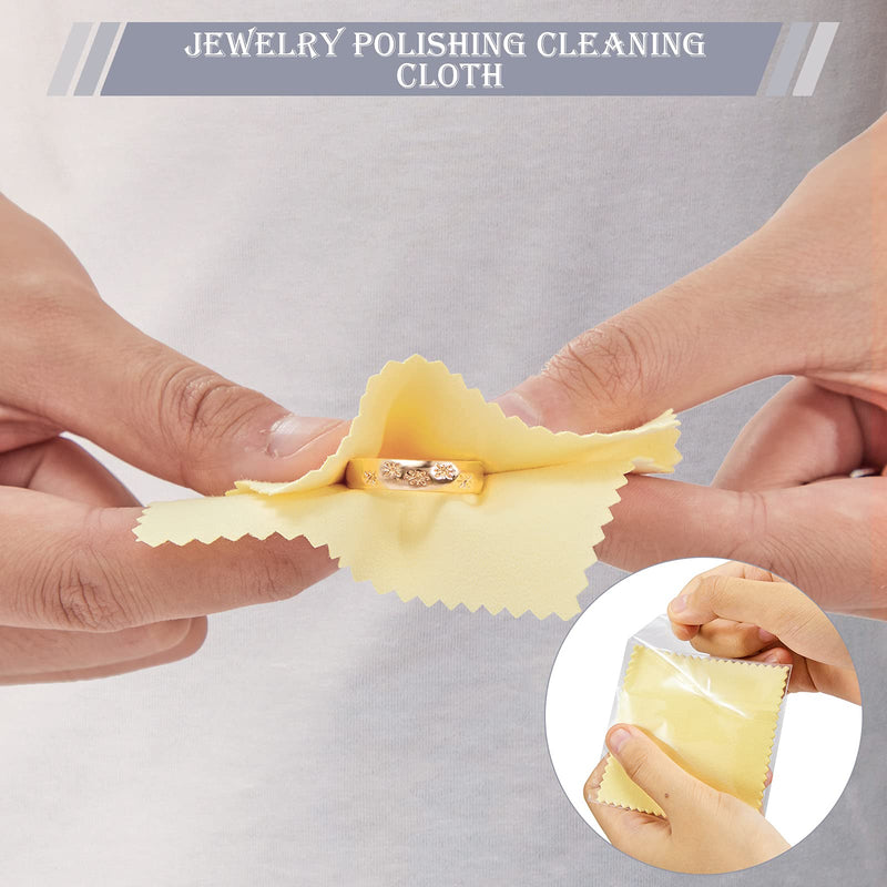 150 Pieces Jewelry Cleaning Cloth Colorful Polishing Cloth Soft Silver Polish Cloth Individually Wrapped Silver Jewelry Cleaner for Silver Gold Platinum Jewelry Glasses Watch Coins, 3.15 x 3.15 Inch - NewNest Australia