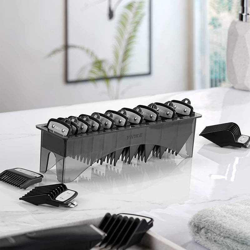 YINKE trimmer attachment comb set for Wahl hair clipper magic clip trimmer razor, 10 cutting lengths are 1.5mm, 3mm, 4.5mm, 6mm, 10mm, 13mm, 16mm, 19mm, 22mm, 25mm - NewNest Australia