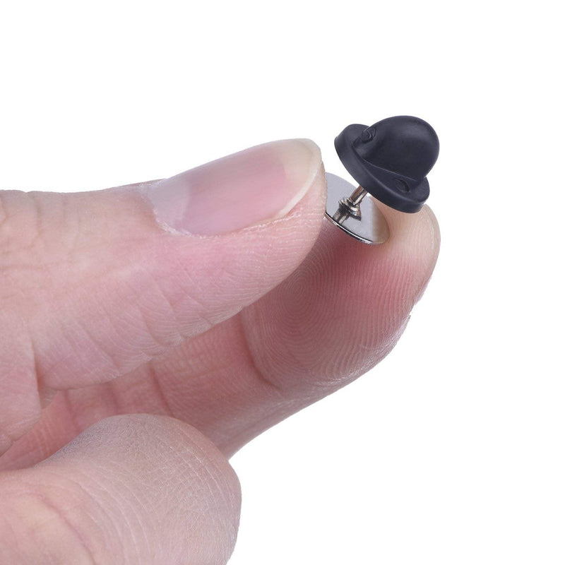 eBoot Tie Tacks Blank Pins with PVC Rubber Pin Backs (100) 100 - NewNest Australia
