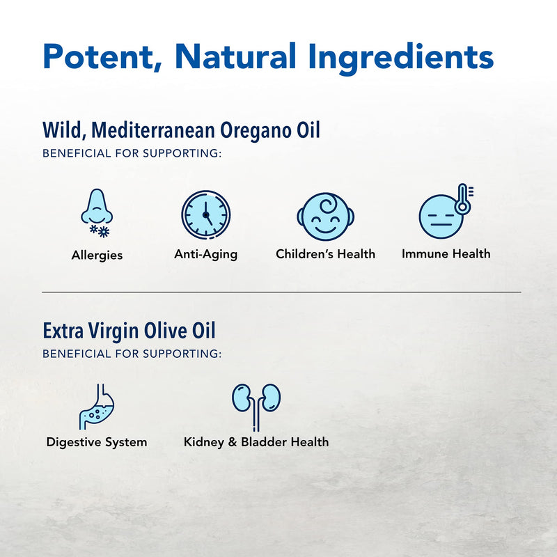 North American Herb & Spice Oreganol P73 - 120 Softgels - Immune System Support - Unprocessed, Vegan Friendly Wild Oregano - Mediterranean Source - Non-GMO - 120 Servings - NewNest Australia