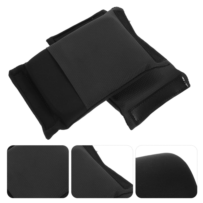 Healvian 2pcs Black Walker Grips Padded Hand Covers Soft Cushion Padding for Folding Rolling Wheelchair Rollator Handle Senior Elderly Grippers Crutch Handle Pads Mobility Aid Hand Cushion - NewNest Australia