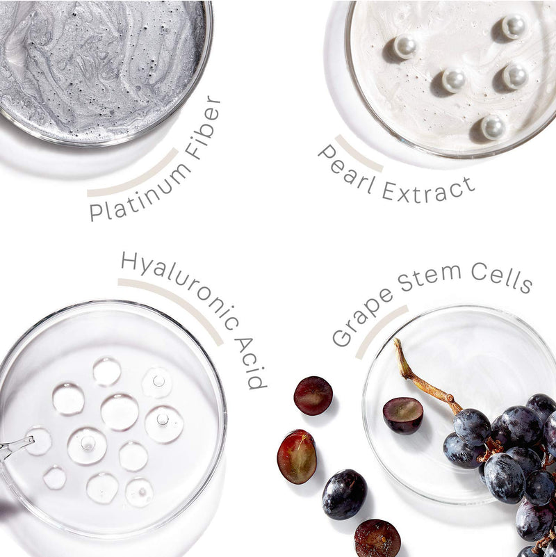 NatureLab Perfect Shine Scalp Scrub - Paraben-Free Dry Scalp Treatment + Scalp Moisturizer - 3-in-1 Gentle Foaming + Exfoliating Scrub with Grape Stem Cells, Pearl + Hyaluronic Acid (8.1 oz / 230g) - NewNest Australia