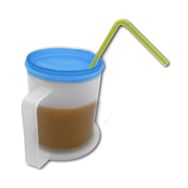 Life Healthcare Adult Drinking Cup for Elderly – 300ml Non Spill Cups for Elderly – Dishwasher Safe Non-BPA Plastic Two Handled Cup for Elderly – Plastic Beakers for Adults, Disability People - NewNest Australia