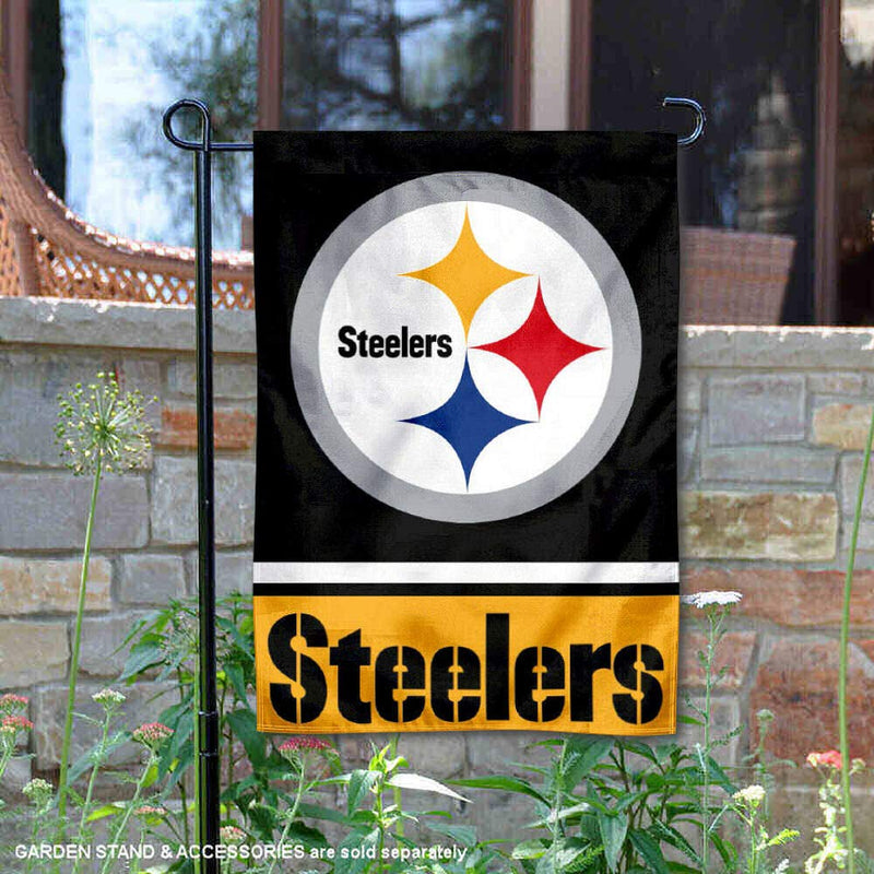 WinCraft Pittsburgh Steelers Double Sided Garden Flag - NewNest Australia