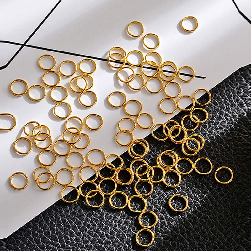 300 pcs Gold Lobster Claw Clasps with Open Jump Rings Set Jewelry Clasps Lobster Claw Clasps for Jewelry Making Findings and Bracelets Jewelry Findings Kit(Clasp:12x6mm+Ring:0.7x5mm) - NewNest Australia