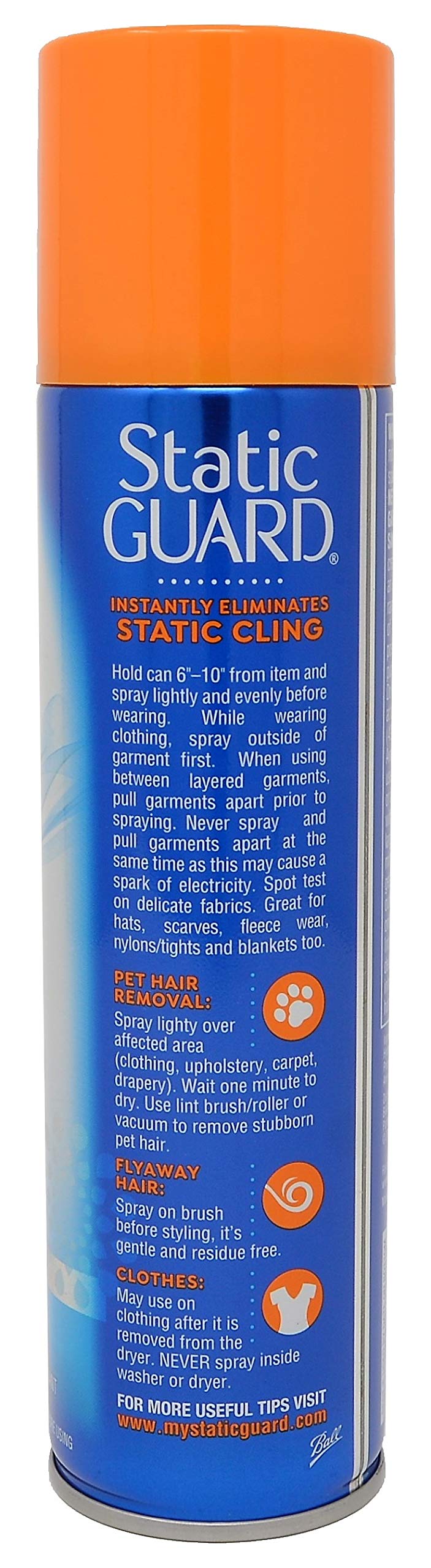Static Guard Bonus Pack Spray 12.4 oz (2 Pack of 5.5 oz & 1 Pack of 1.4 oz) - NewNest Australia