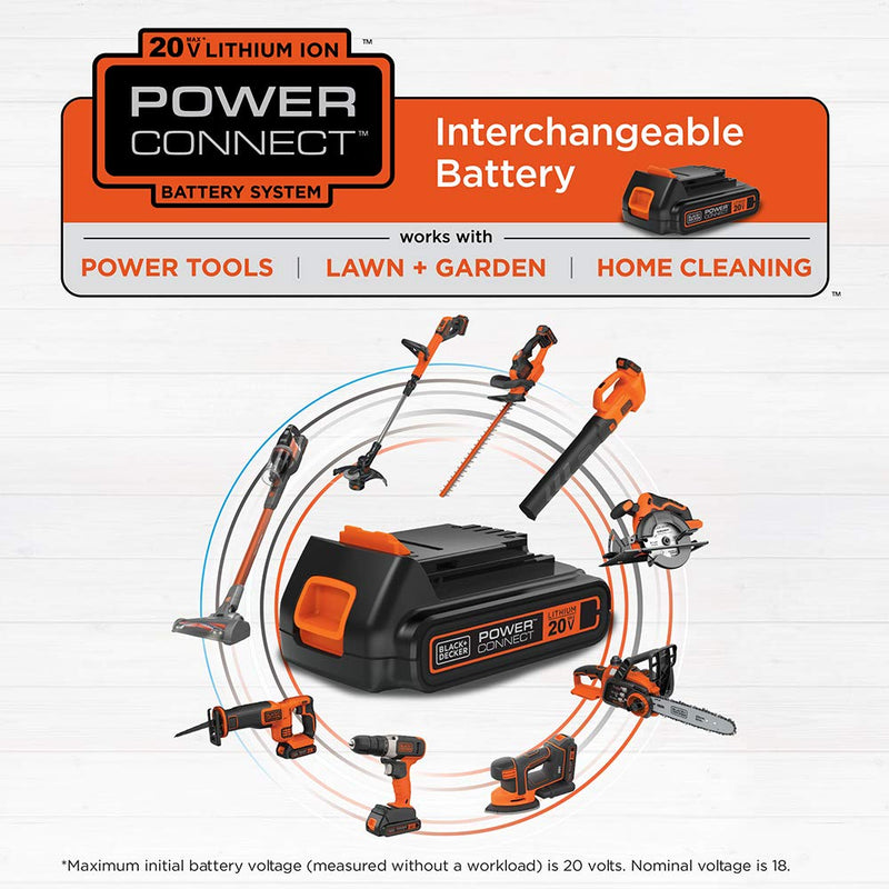 BLACK+DECKER LBXR20 Decker 20V Lithium Battery, Compatible W/Black & Decker Drill Project w/Battery - NewNest Australia