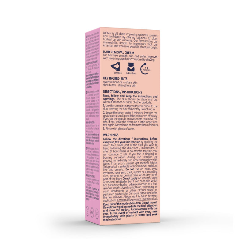womn Intimate Comfort HAIR REMOVAL CREAM - hair removal cream for bikini area and armpits, 100 ml - NewNest Australia