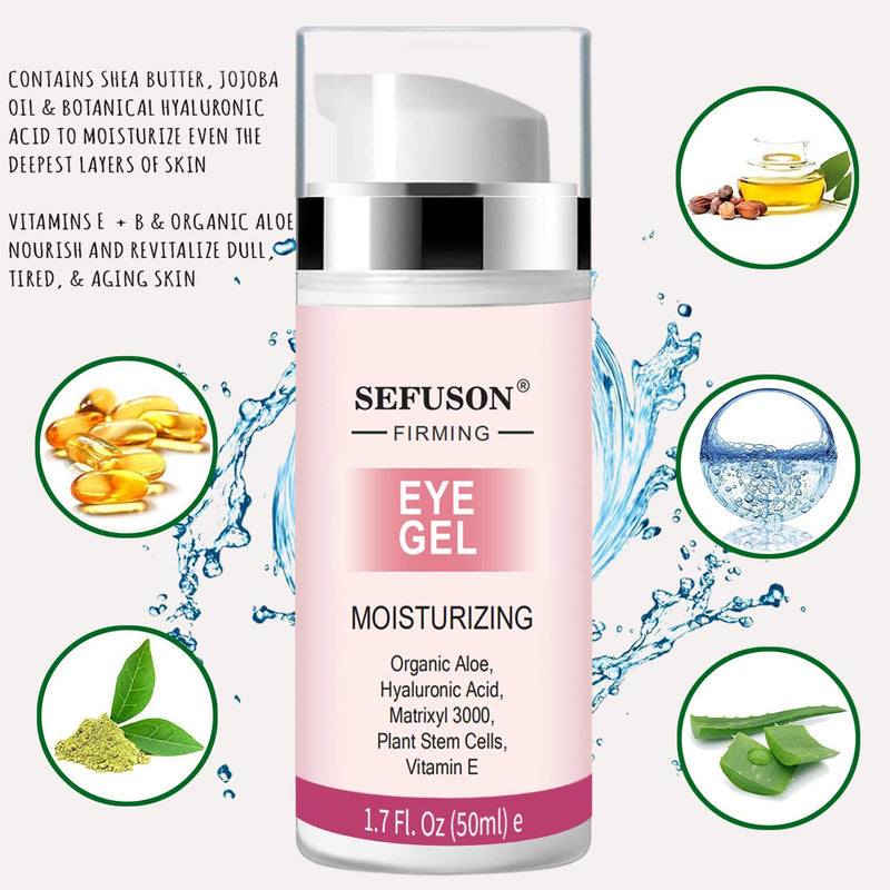 Eye Gel, Best Eye Cream for Appearance of Dark Circles, Puffiness, Wrinkles and Bags. Super Eye Cream Moisturizer Serum for Men & Women - NewNest Australia