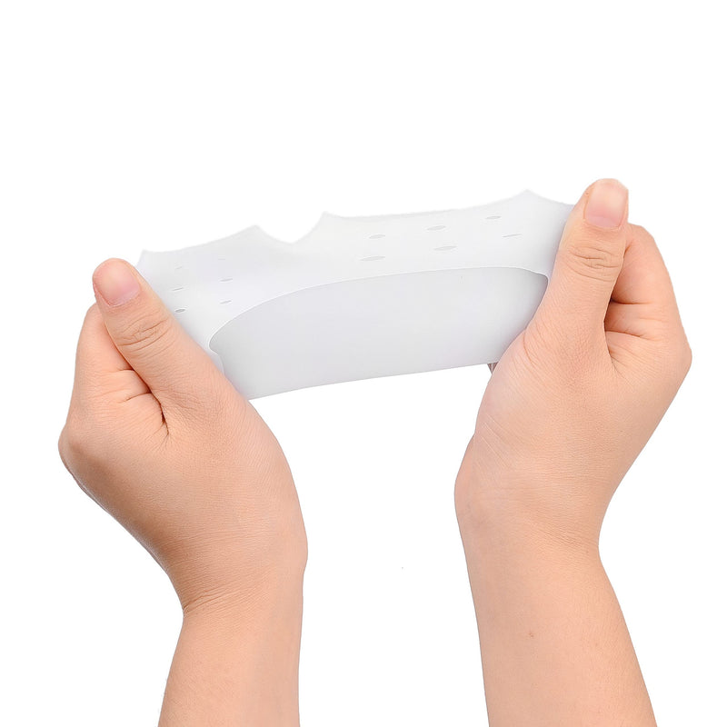 Soft Silicone Sleeves - For the Heel and Ball of Your Foot - 2 Pairs of Each - Offers Protection, Comfort and Grip - Ideal for Pain/Friction/Pressure Relief - Sole/Heel Support - Adjustable Size Gel Foot Heel and Forefoot Pads - NewNest Australia